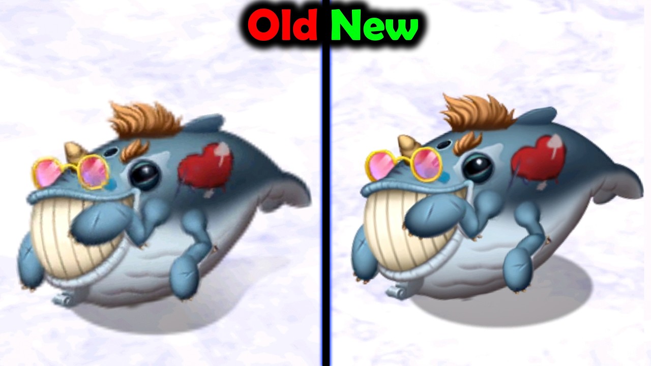 Updated textures - comparison (My Singing Monsters: Dawn of Fire 4.1) 4k