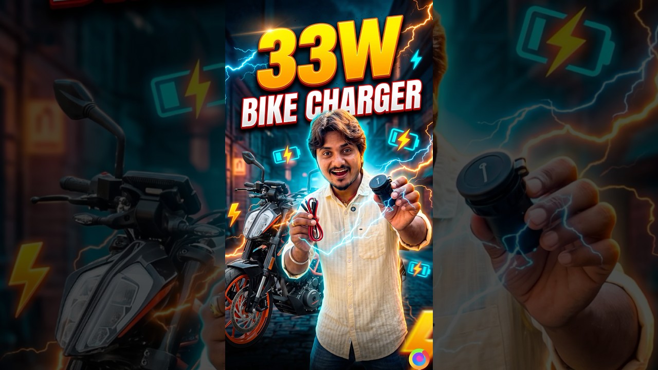 Phone Charge Hoga Superfast! 🚀 33W Bike Charger Review #shorts
