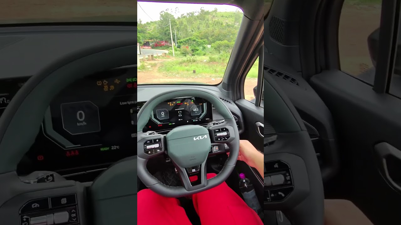 #KiaSyrosEV X-Line drive... #NamasteCar #SUV #Korean #KiaIndia #SyrosEV #Electric