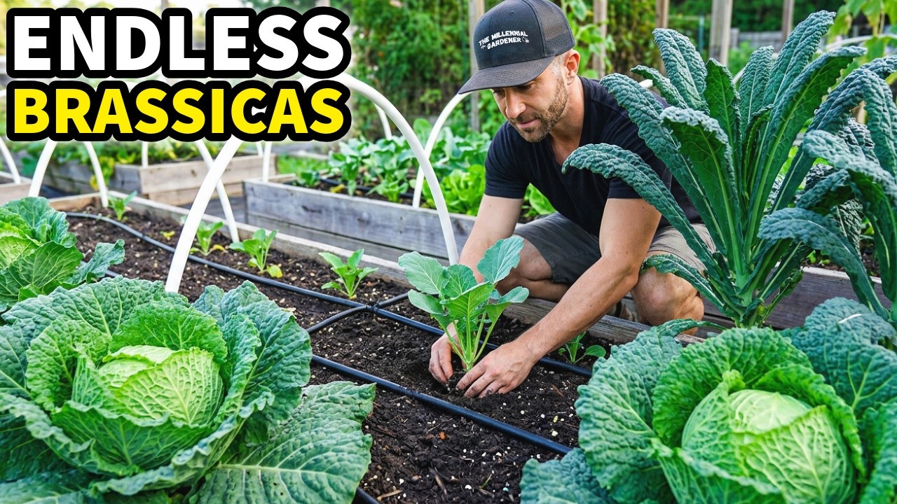 How to Plant BRASSICAS for 6 MONTHS of Nonstop Harvests!