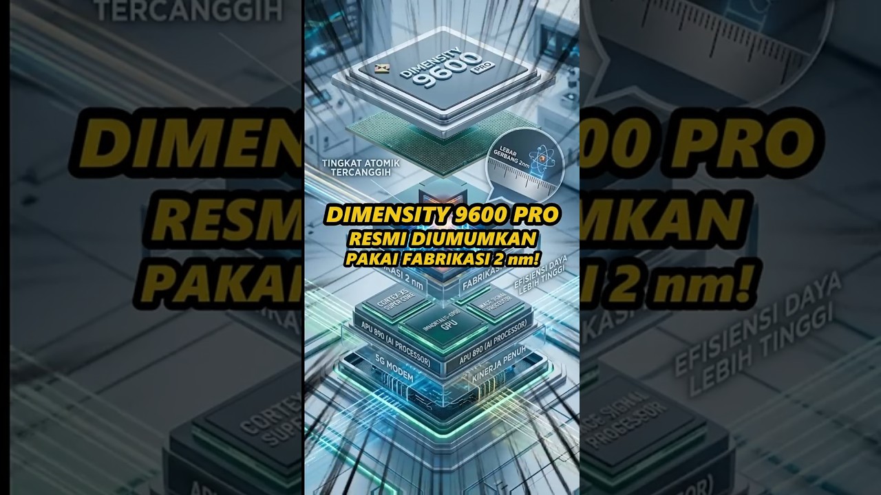 Dimensity 9600 Pro Resmi Diumumkan, Pakai Fabrikasi 2 nm