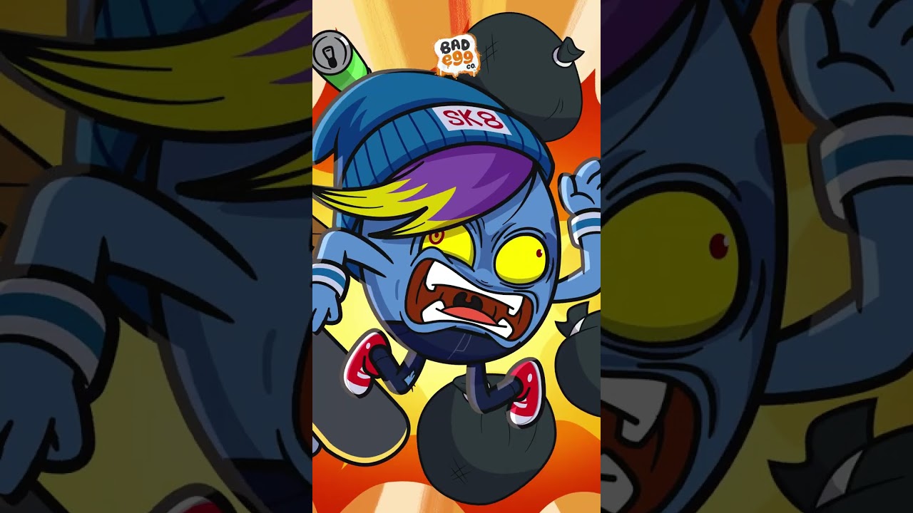 Skate skills gone wrong ❌ #badeggco #lolmoments #funnyshorts