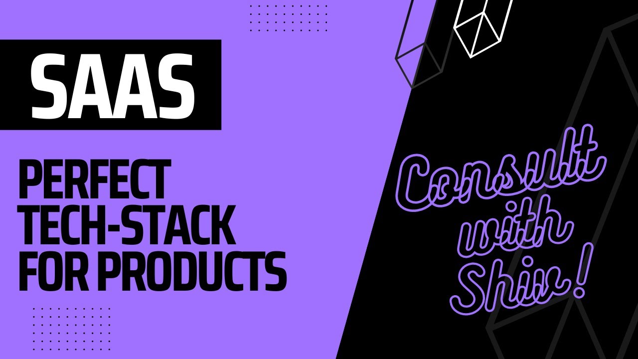 Perfect TECH Stack For Your SAAS Product