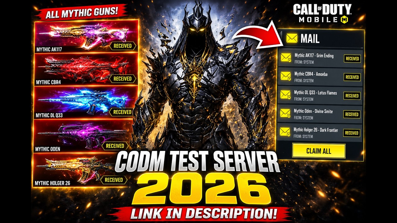 NEW* TEST SERVER CODM 2026!!
