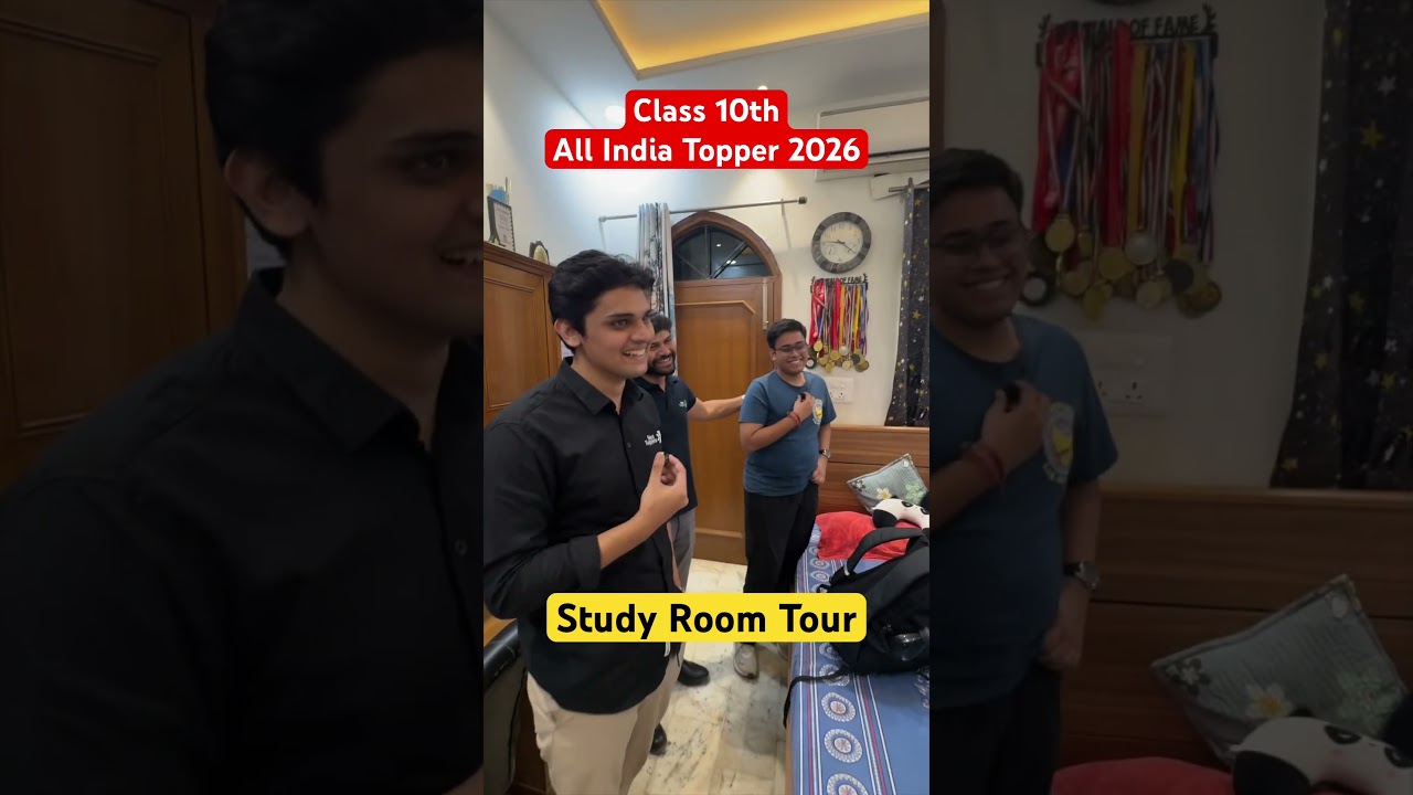 Class 10th Topper Study Room Tour 🤫🔥