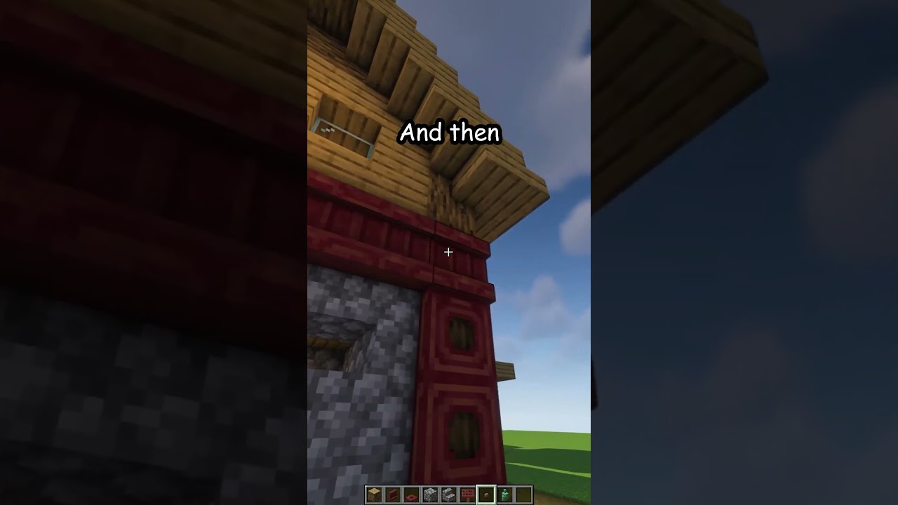 MINECRAFT HOUSE WALL #minecraft