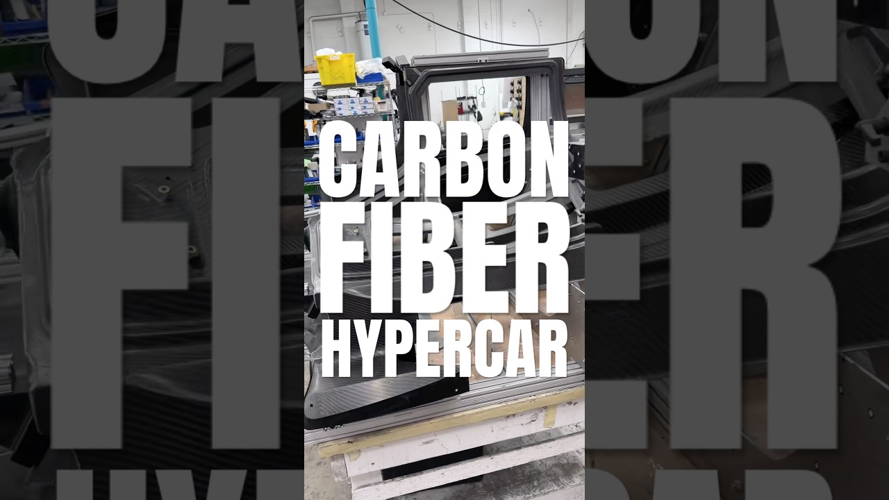 CARBON FIBER HYPERCAR #carbonfiber #hypercar #engineering