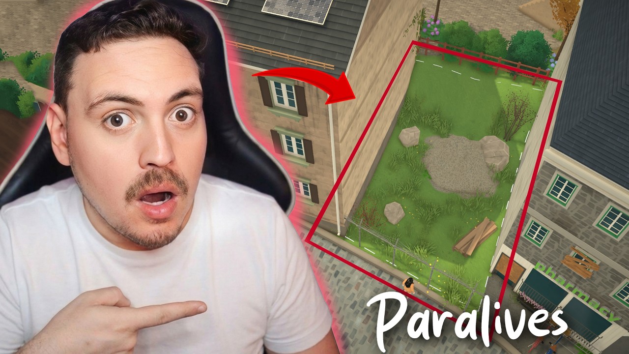 Construí no considerado PIOR E MENOR LOTE do Paralives!