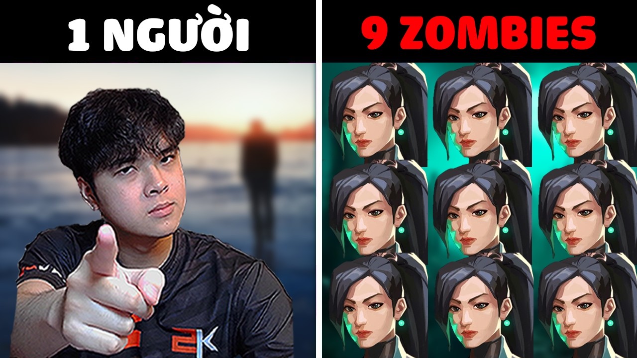 VALORANT NHƯNG LÀ CHẾ ĐỘ ZOMBIE ? - QUÁ KHÓ ĐỂ WIN
