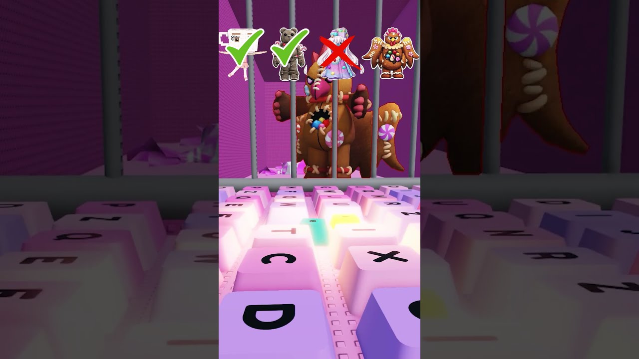 All Bosses Vs Keycap Morph #roblox #keyboardescape