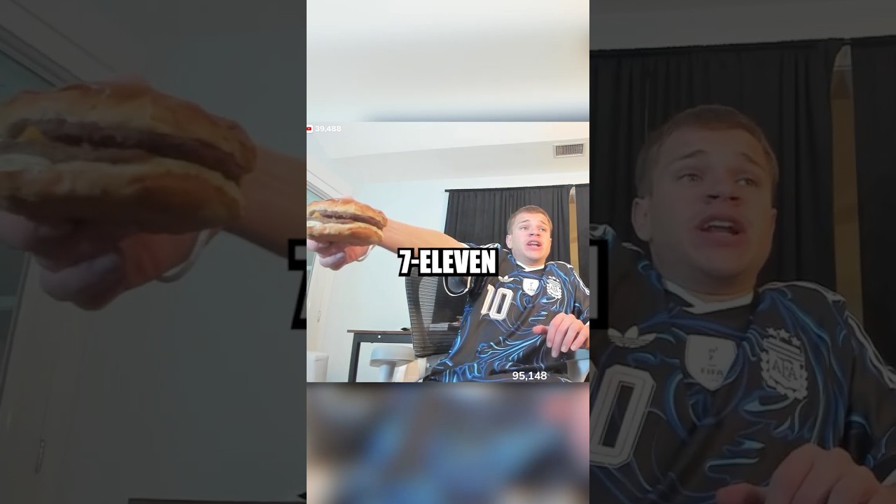 Jynxzi Tries 7-Eleven Burger... 😭🤢
