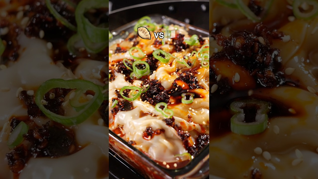 DUMPLING LASAGNA 🥟 VS LASAGNA 🇮🇹