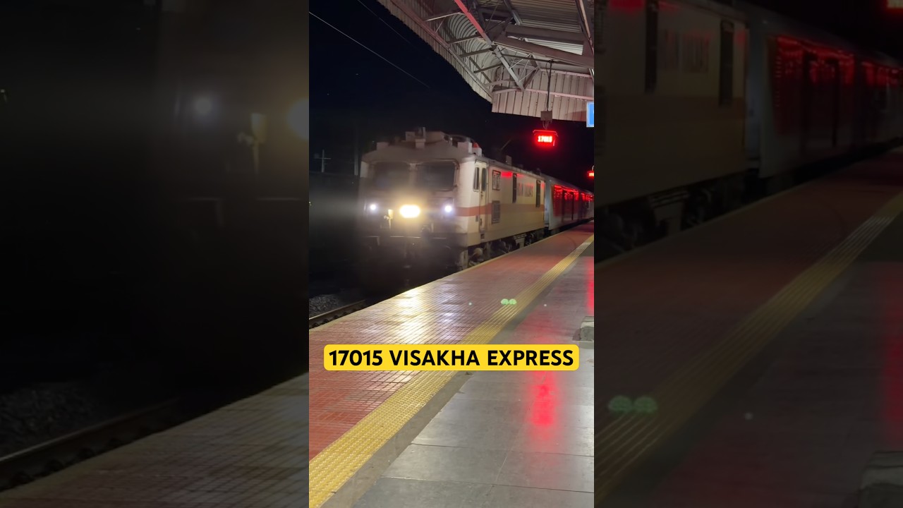 SECUNCERABAD bond VISAKHA Express Arrival #shorts #indianrailways #wap7 #lhb #trains #visakhapatnam