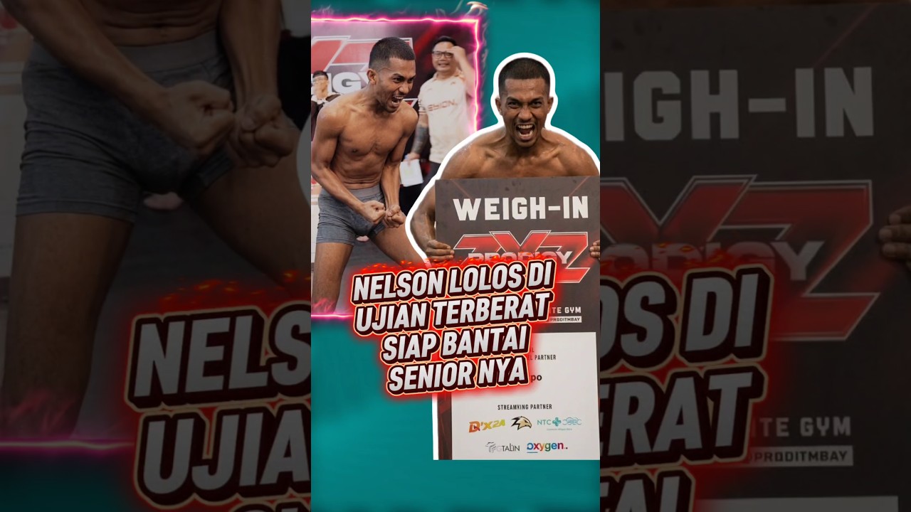 2 kali gagal, akhirnya Nelson lolos 🔥😱😍☠️.         #boxingskill #fight #boxing #mma #bangghalyh