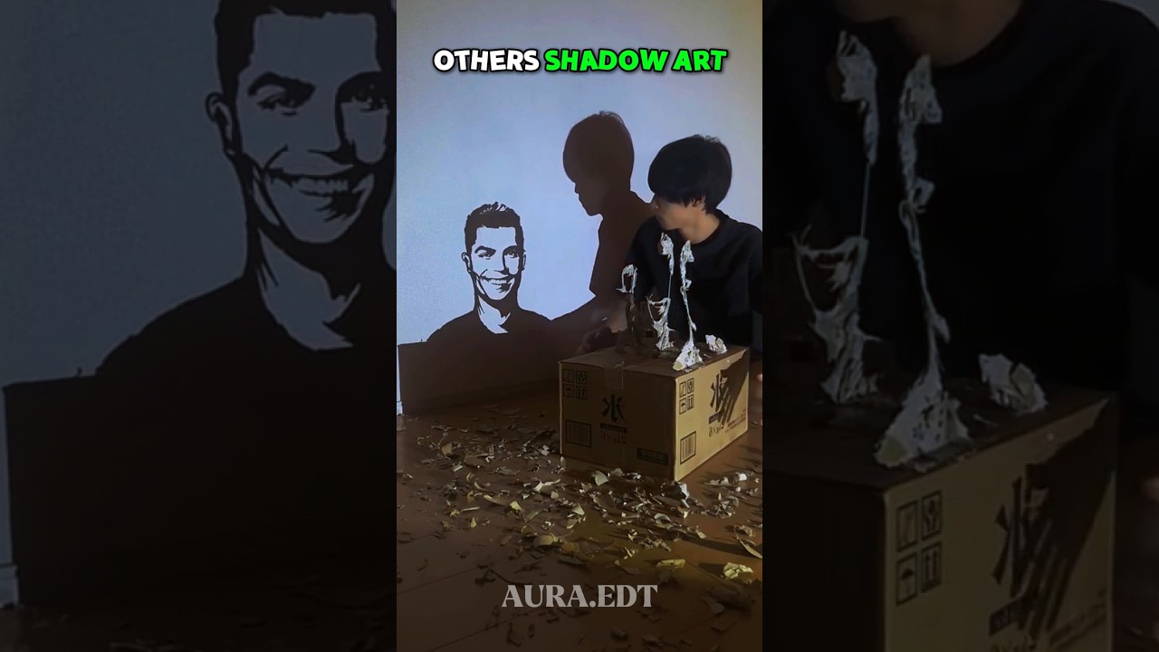 Normal Skill vs King of Shadow Art ☠️ #edit #trending #troll #trollface #shorts