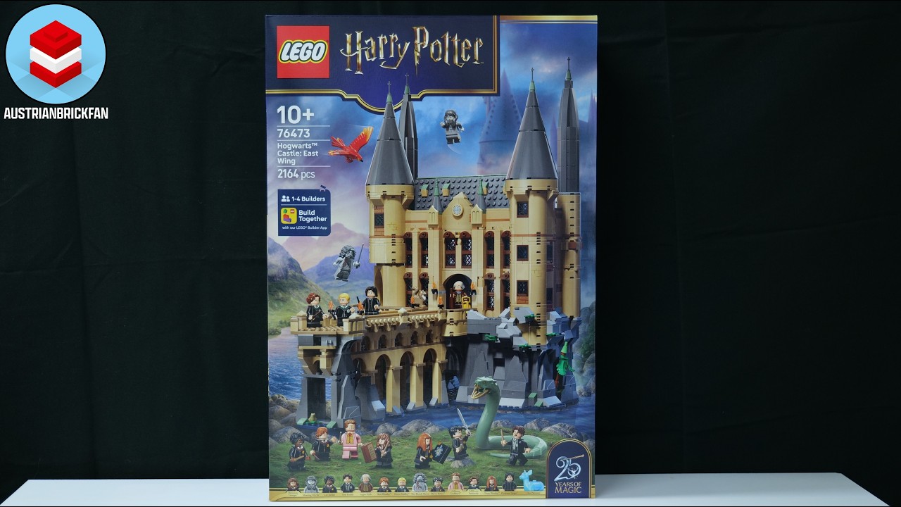 LEGO Harry Potter 76473 Hogwarts Castle East Wing - LEGO Speed Build Review