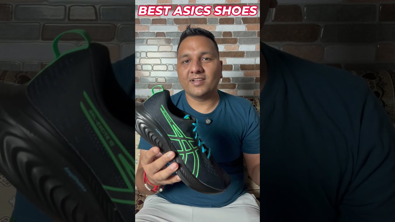 Best Asics GEL-EXCITE 10 Black Running Shoes For Men Review in Hindi India Flipkart