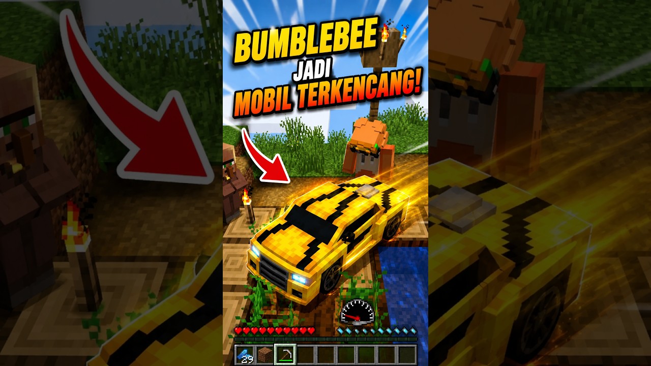 BUMBLEBEE TRANSFORMER BERUBAH JADI MOBIL SUPER CEPAT!!