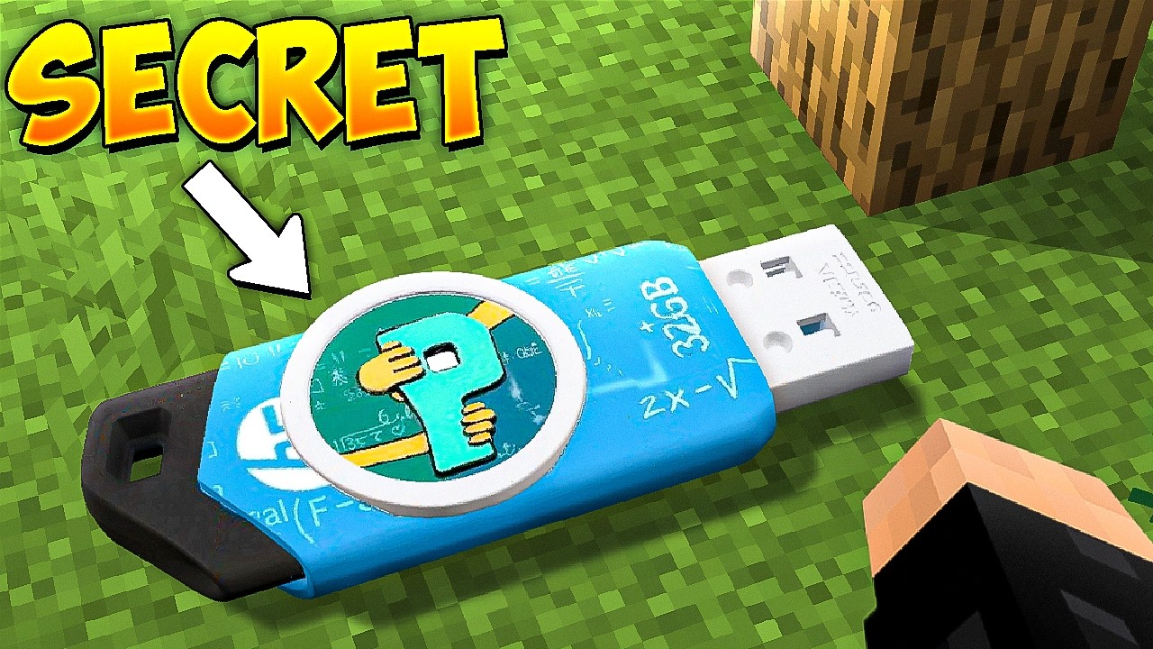 I Found Proboiz95's Secret USB PENDRIVE in Minecraft...