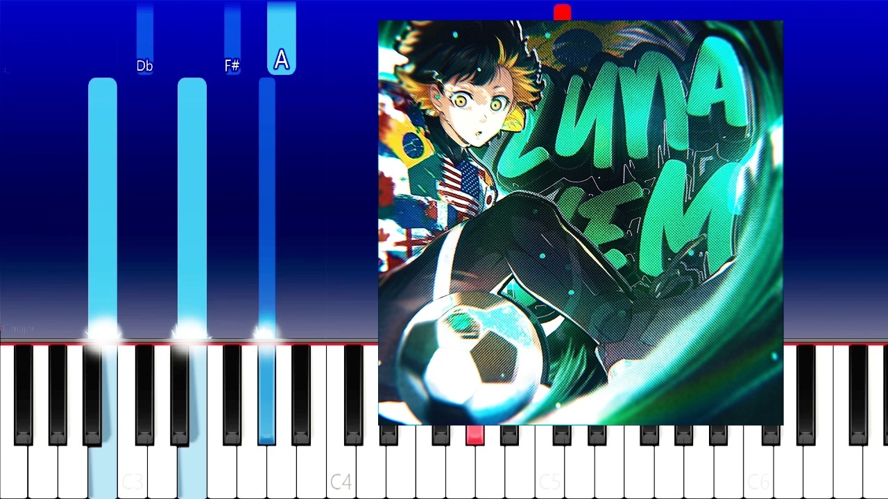 LUNA VEM · Dj Samir · ANMANE · Habazane · nulled. (Piano Tutorial)