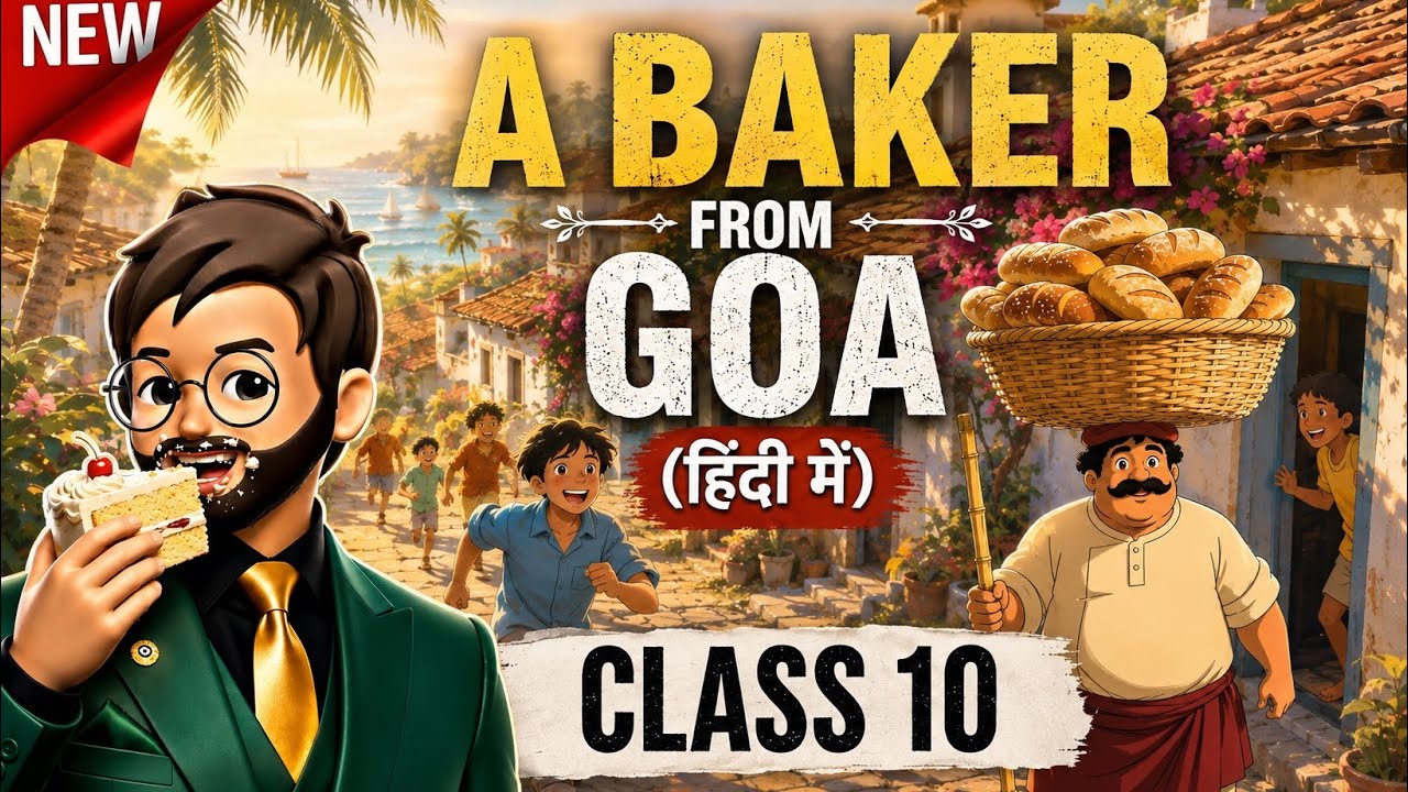 A baker from Goa Class 10 | Glimpses of India Part 1 | Animated | Full ( हिंदी में ) Explained 