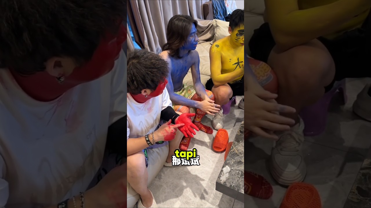 Niat Cosplay Suku Teng Teng, Si Kriwil Malah Pakai Cat Tembok! 🤣 #shorts #shortvideo #fyp