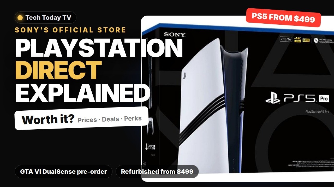 PlayStation Direct Explained - PS5 from $499, GTA VI DualSense & Perks