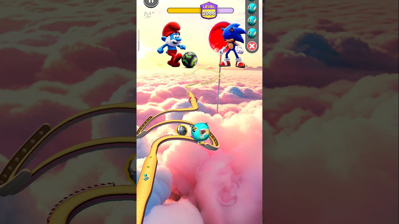 Going Balls, SpeedRun, Going Balls Portal Run Gameplay level 2086 #shots #goingballs