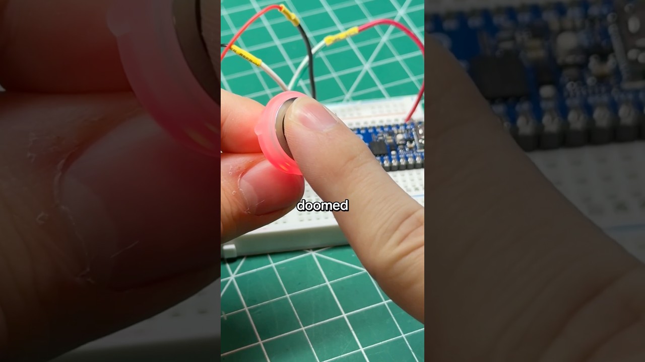 Hide your secrets with this 😳 #electronics #engineering #diy #sensor