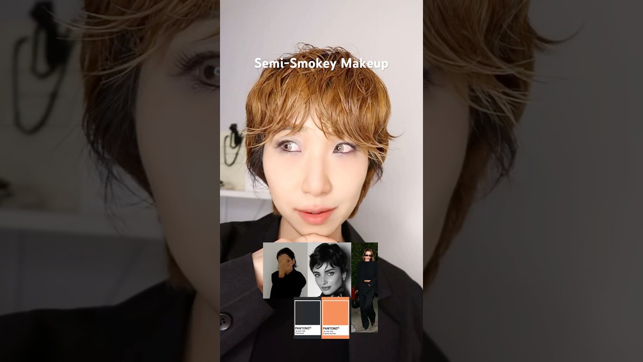 Semi-Smokey Eyes Makeup Tut. 세미 스모키 메이크업 #beauty #makeuptutorial #shrots