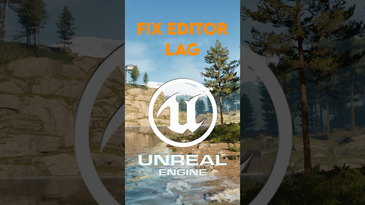 How To Fix Editor Lag In 30 Seconds! #unrealengine5 #indiedev