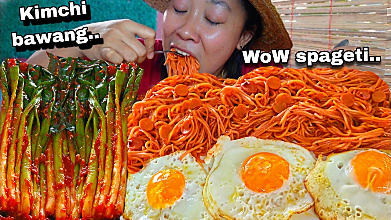 GOkiL GAYA BARU 🤣WOW SPAGETI + KIMCHI BAWANG 🤤‼️