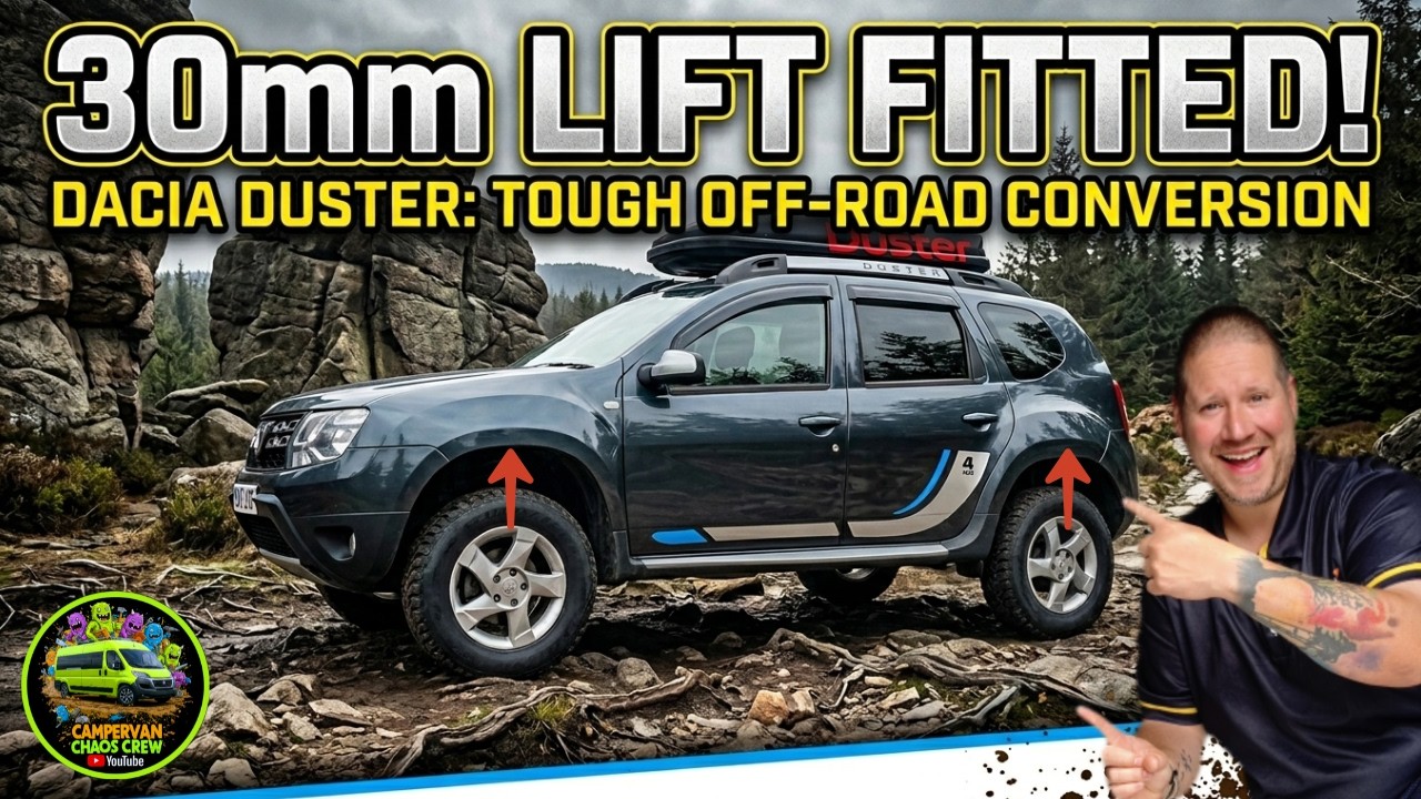 Dacia Duster Suspension Lift, How I Did It...