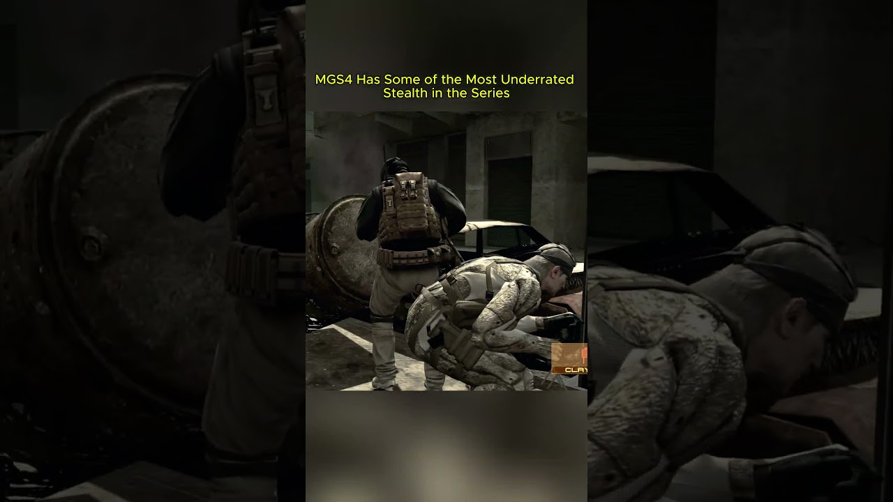 MGS4 Has Some of the Most Underrated Stealth in the Series  #stealth #gaming