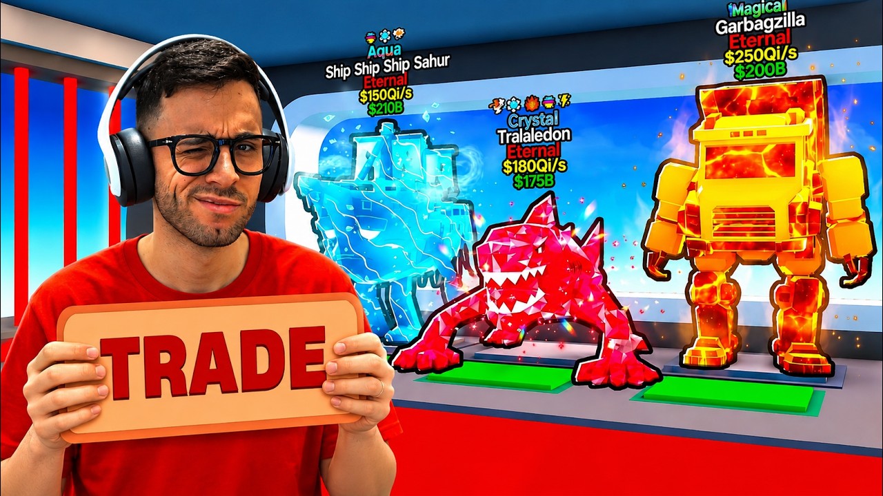IL TRADE più PAZZO MAI FATTO su STEAL a BRAINROT!!