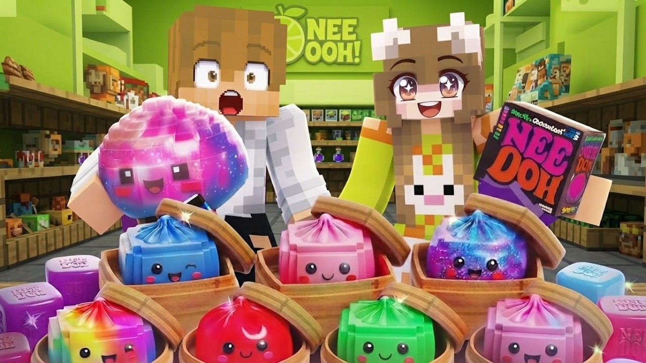 Saving All Squishy in Minecraft!