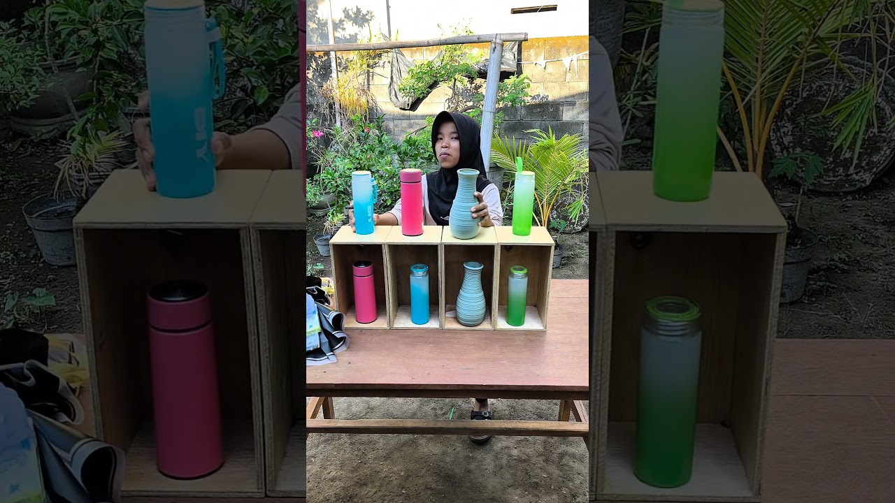 Mencocokan warna botol kaca yang benar #shorts