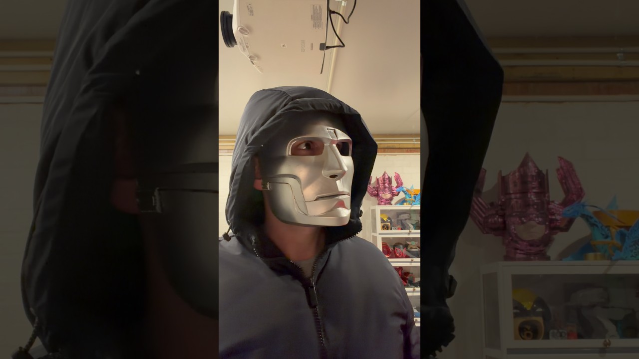 Film Accurate 3D Printed Doctor Doom D23 Fantastic Four First Steps Mid Credit Helmet / Cosplay Mask