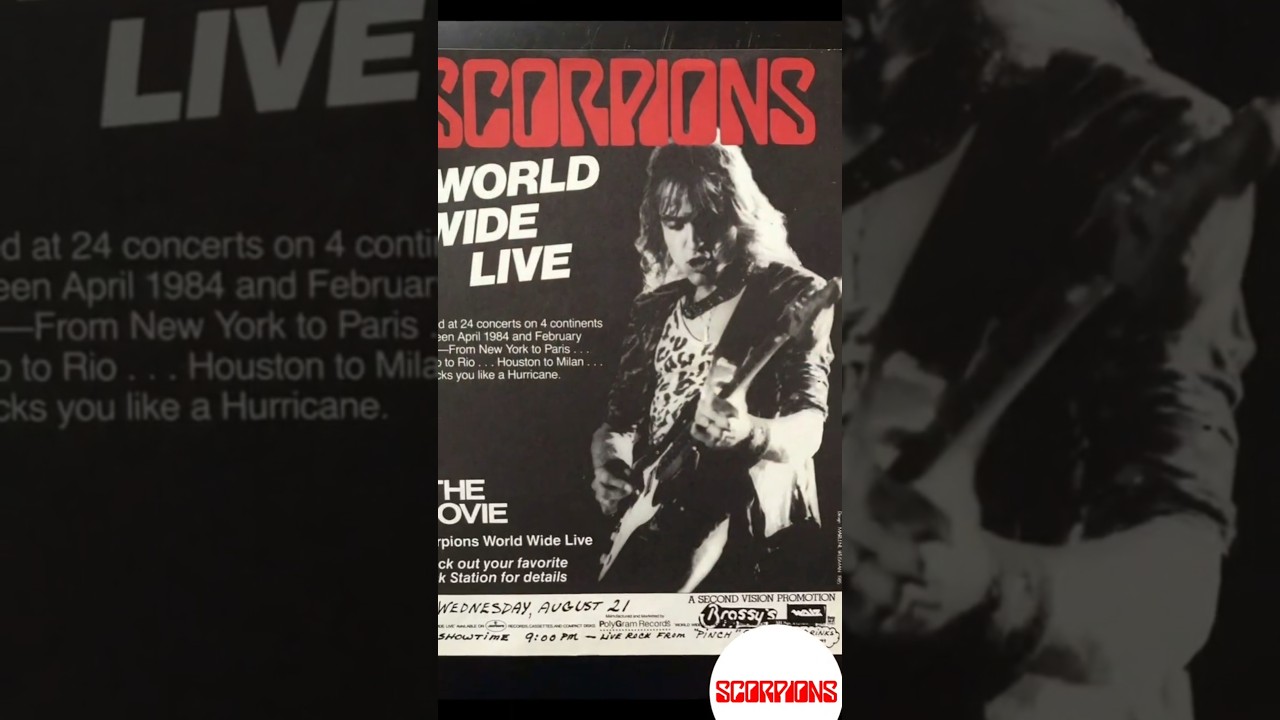 Scorpions Aniversario 1985 #shorts #heavymetal #vinyloftoday #metal #today #vinyl #live #80s #rock