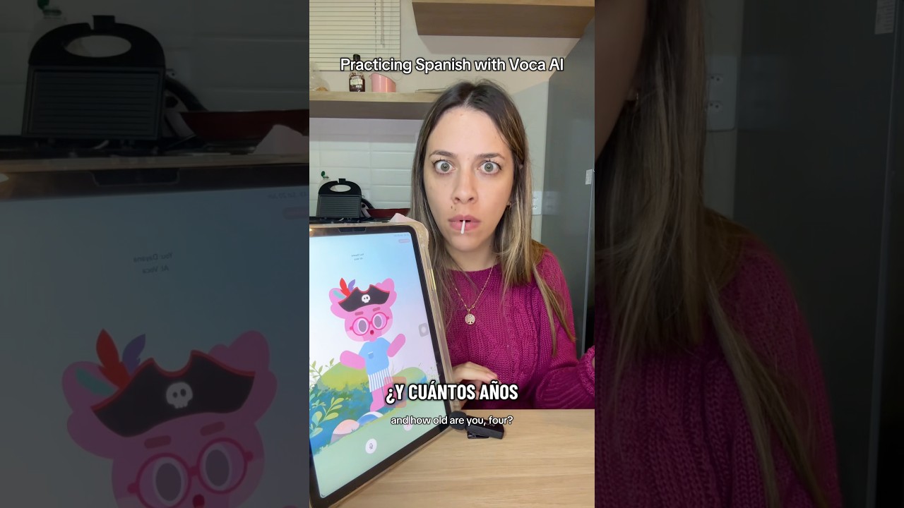 practicing Spanish with voca ai #vocaai #spanish #languagelearning