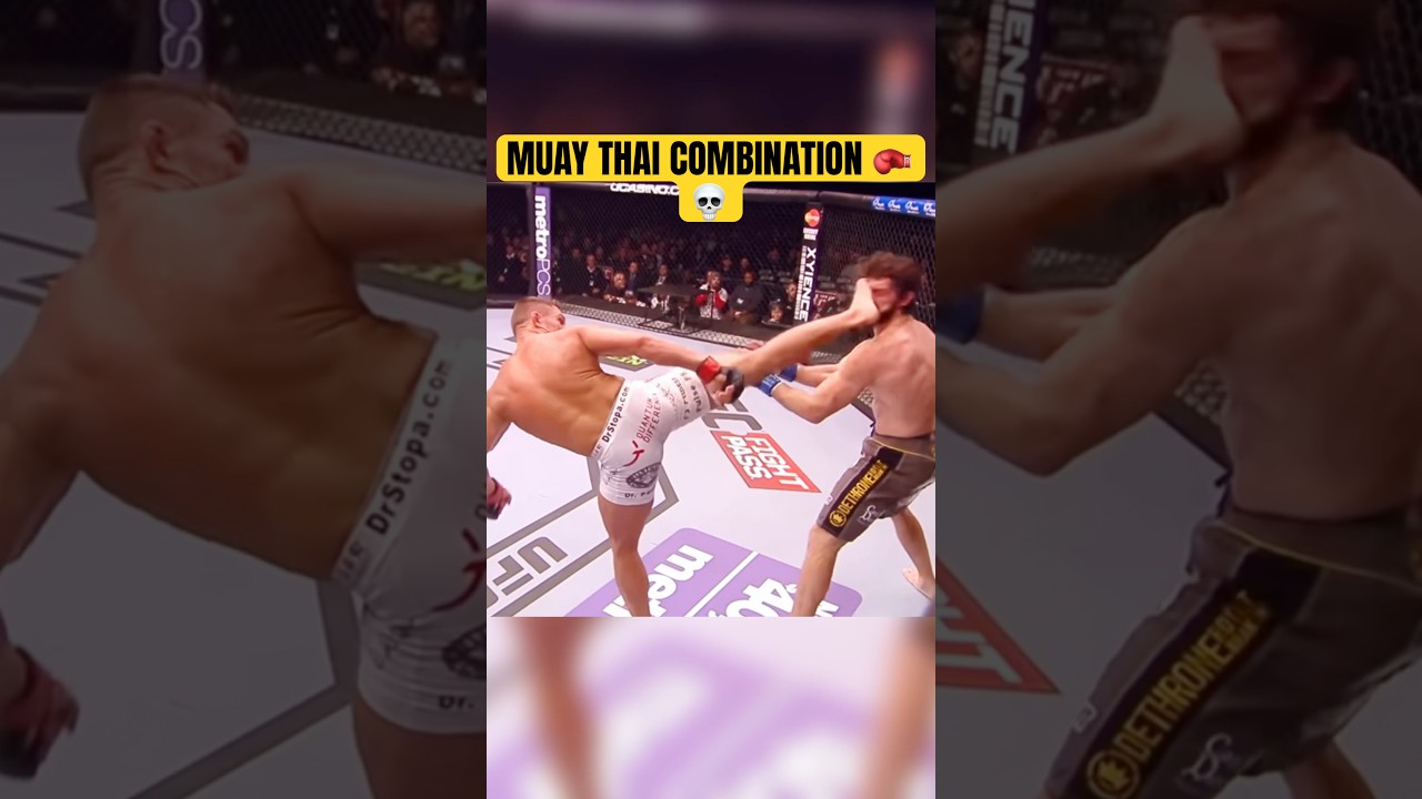 Muay Thai combination💀🥊 #muaythai #mma #training #kickboxing #karate