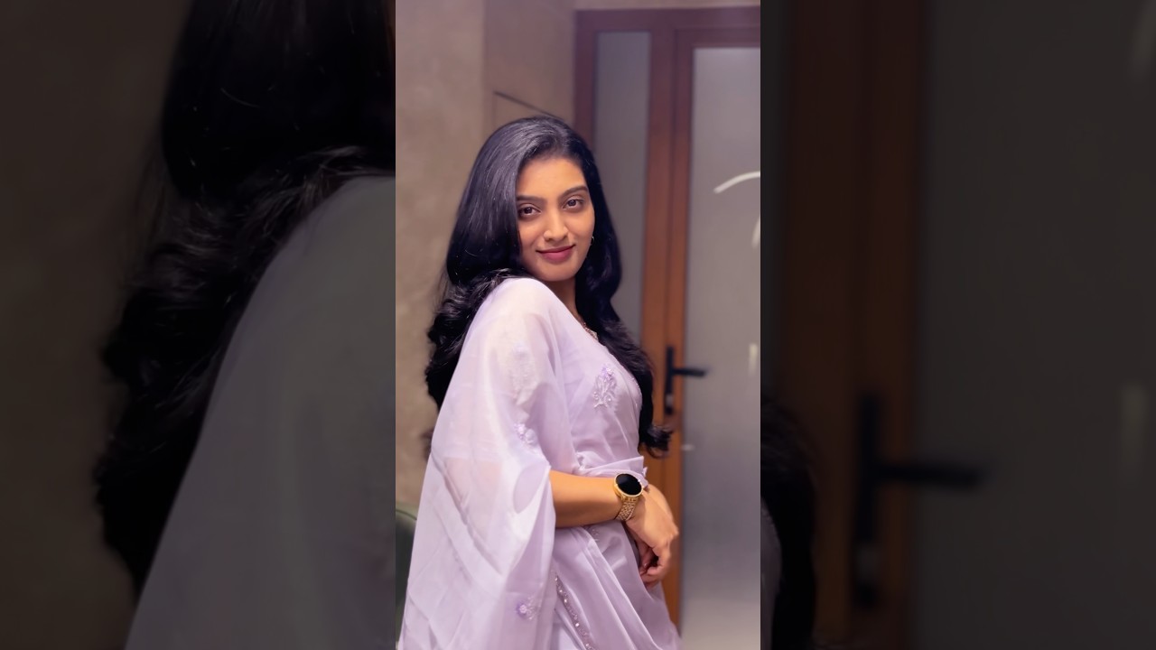 Sree in Saree 😍 Transition ❤️ #shorts #short #transition