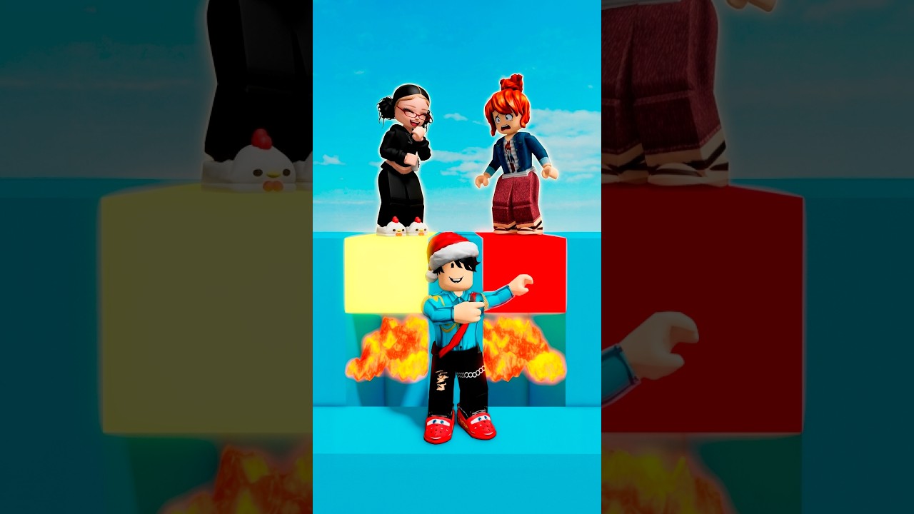 LA PRIMERA EN CAER A LA LAVA, PIERDE 😂 #roblox #brookhaven #robloxbrookhaven