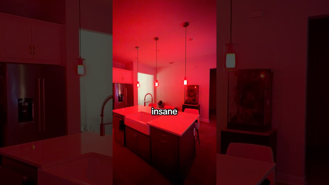 I Replaced My Kitchen Lights With FIRE?!