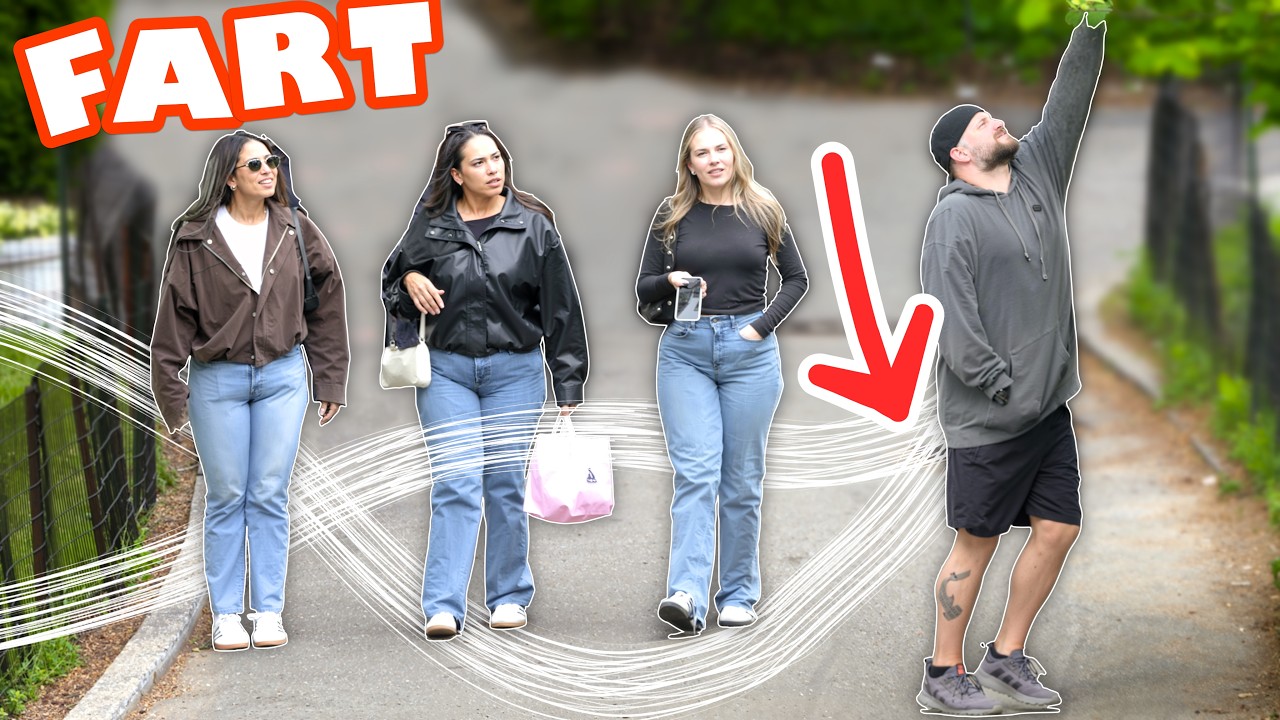 It's a TOMMY SQUEAKER! Funny FART Prank in NYC!!