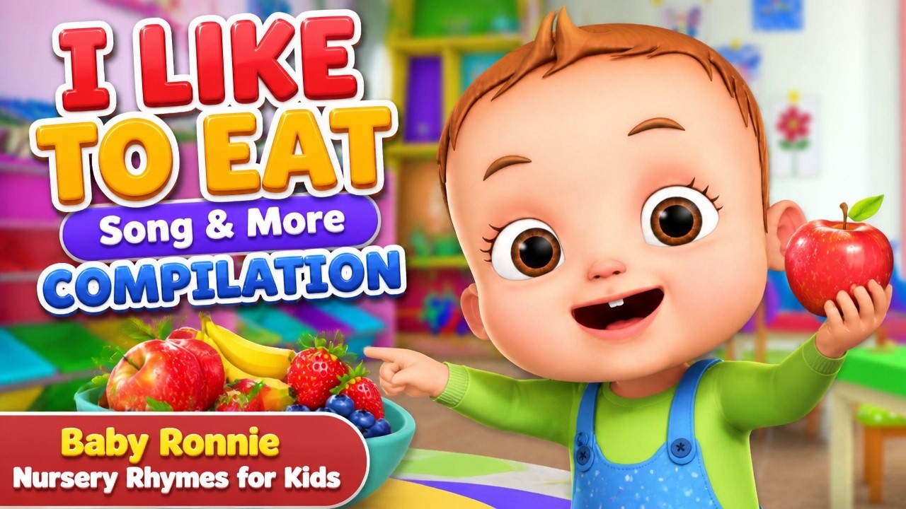 I LIKE TO EAT Song & More Songs | Baby Ronnie | Nursery Rhymes for Kids | Healthy Eating Habits