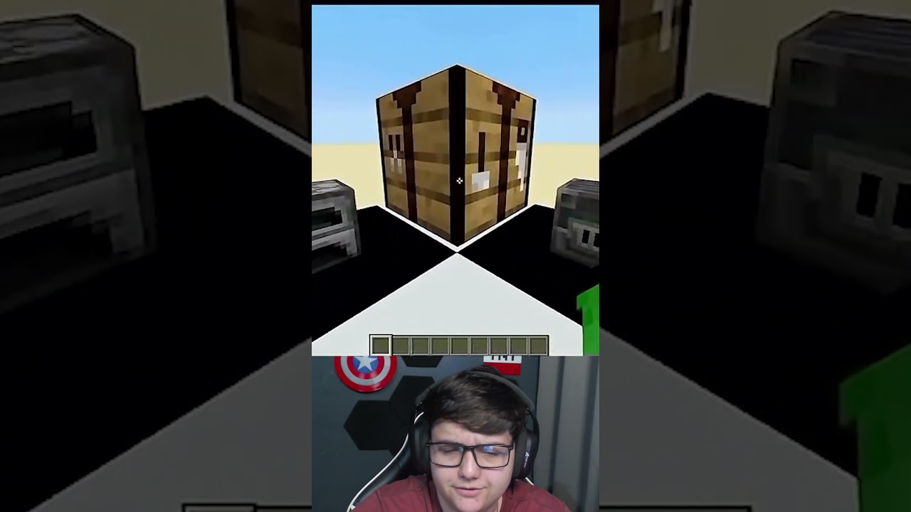 A maior crafting table do Minecraft! 😱 #minecraft #curiosidades #shorts