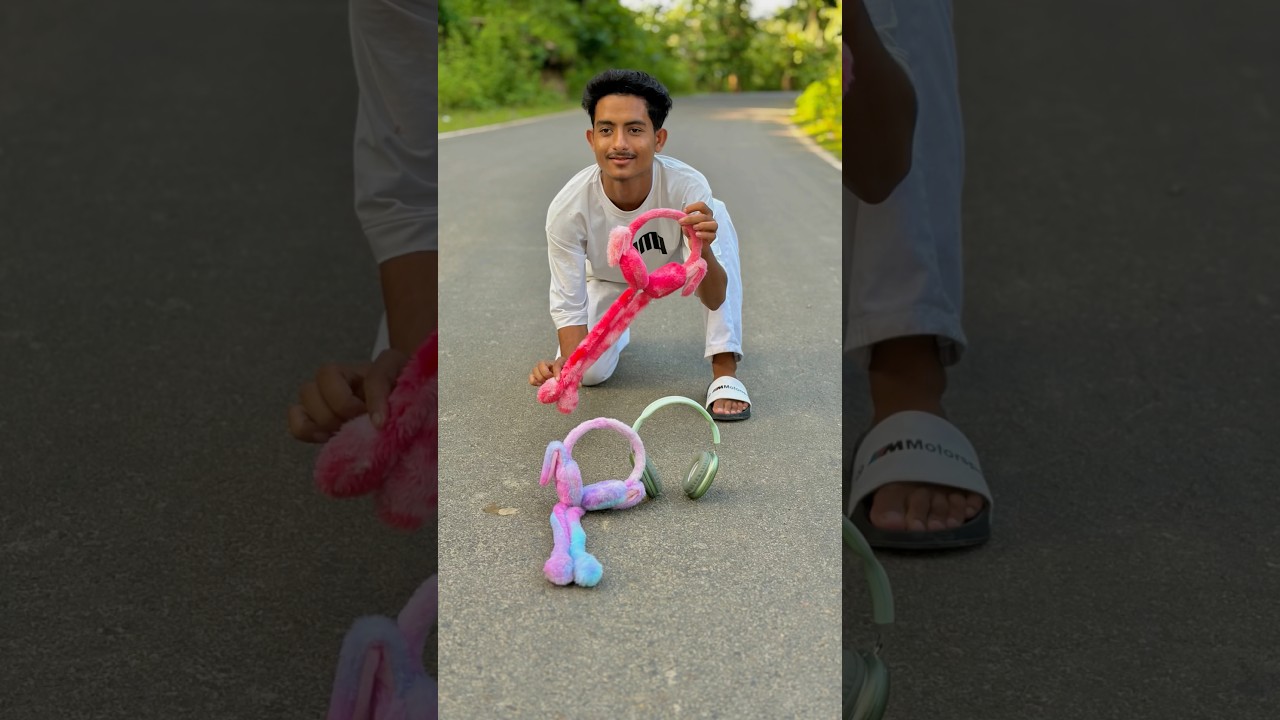 Small Size Colouring Earmuffs Vs Wireless Headphones Unboxing Review |