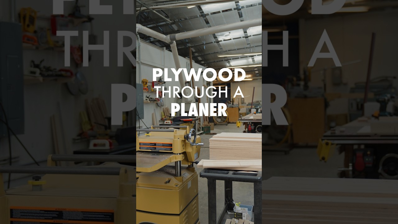 Plywood thickness varies? This fixes it #woodworking #hack