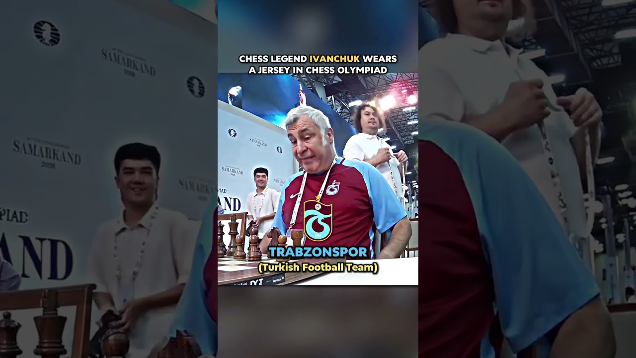 Ivanchuk Wore a Trabzonspor Jersey to the Chess Olympiad 😲